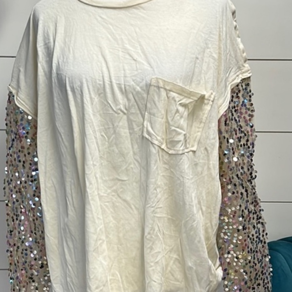 Free People sequin top